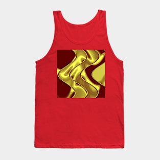 Golden waves Tank Top